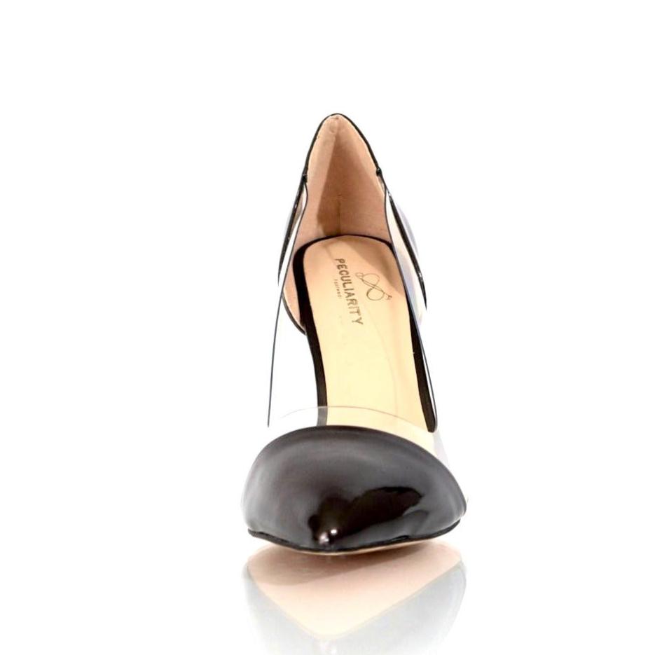 Comfortable and stylish brown patent leather heels, sizes 8-13. - Peculiarity Footwear, LLC