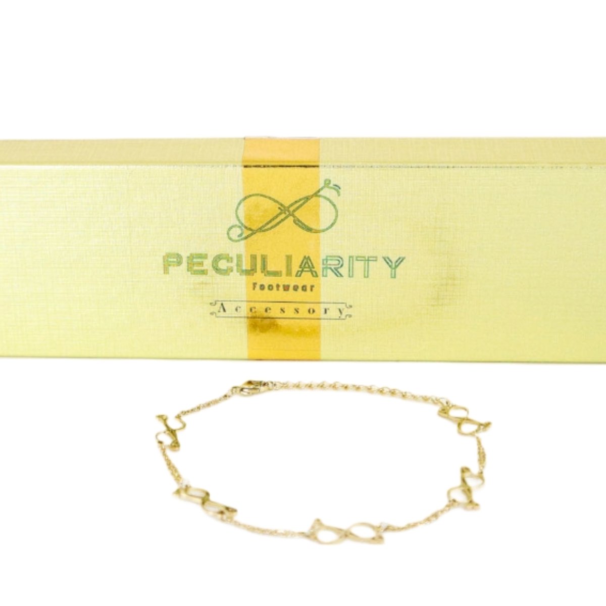 Endless Abundance: Gold-Plated Stainless-Steel Bracelet - Peculiarity Footwear, LLC