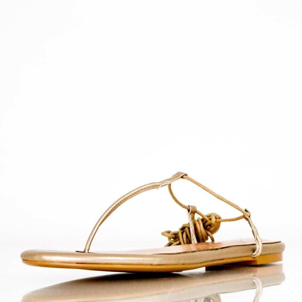 Gold gladiator sandals for extended-size wearers, combining fashion and comfort, sizes 10-14. - Peculiarity Footwear, LLC