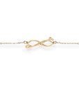 Infinity Linked Logo Anklet - Peculiarity Footwear, LLC