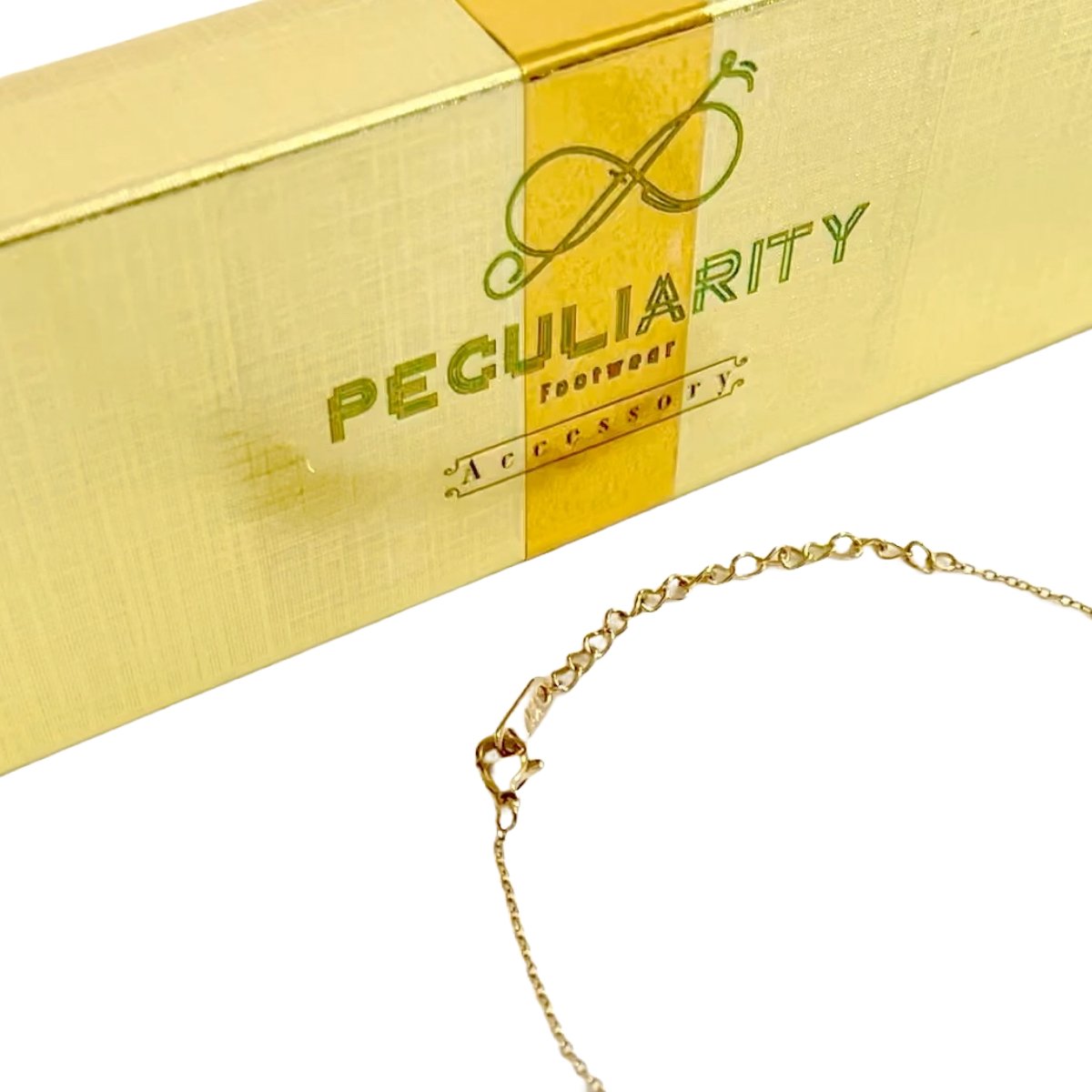 Infinity Linked Logo Anklet - Peculiarity Footwear, LLC